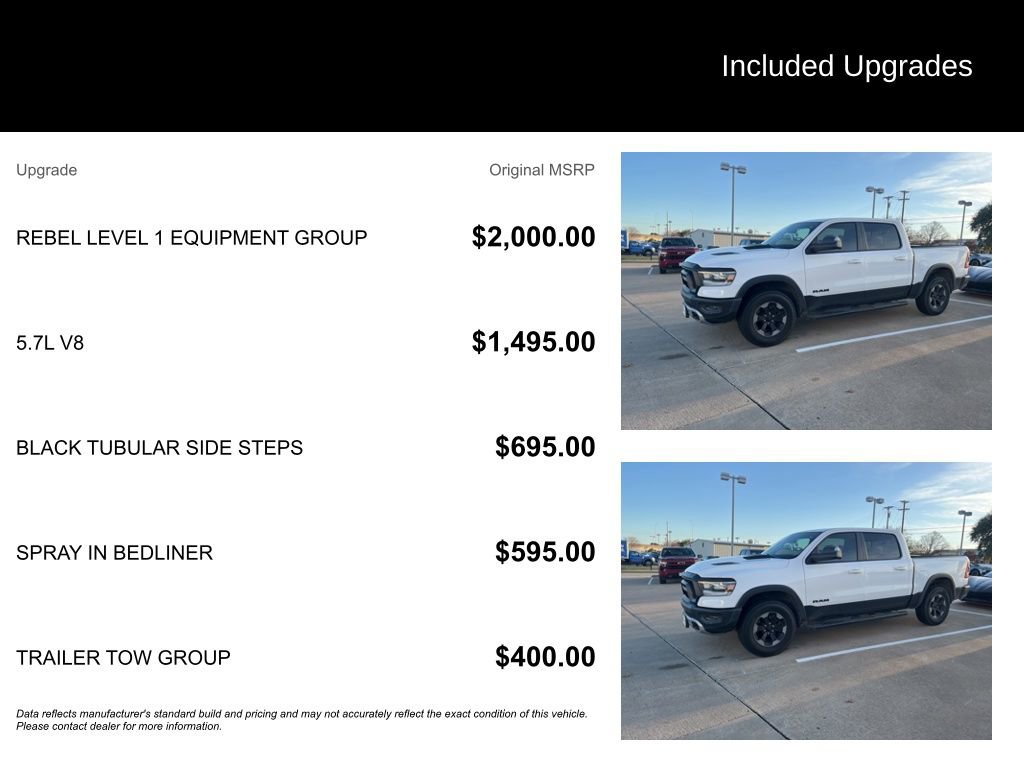 Used 2020 RAM 1500 Rebel w/ Rebel Level 1 Equipment Group image 5