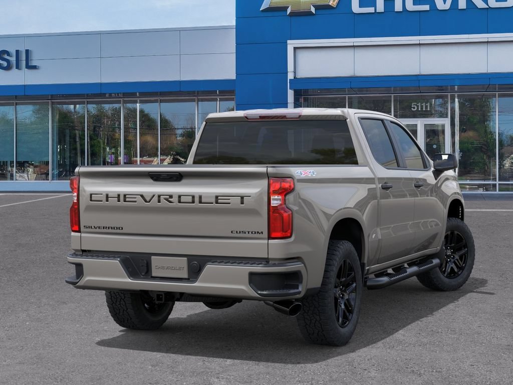 New 2026 Chevrolet Silverado 1500 Custom w/ Turbomax Blackout Package AWD/4WD image 4