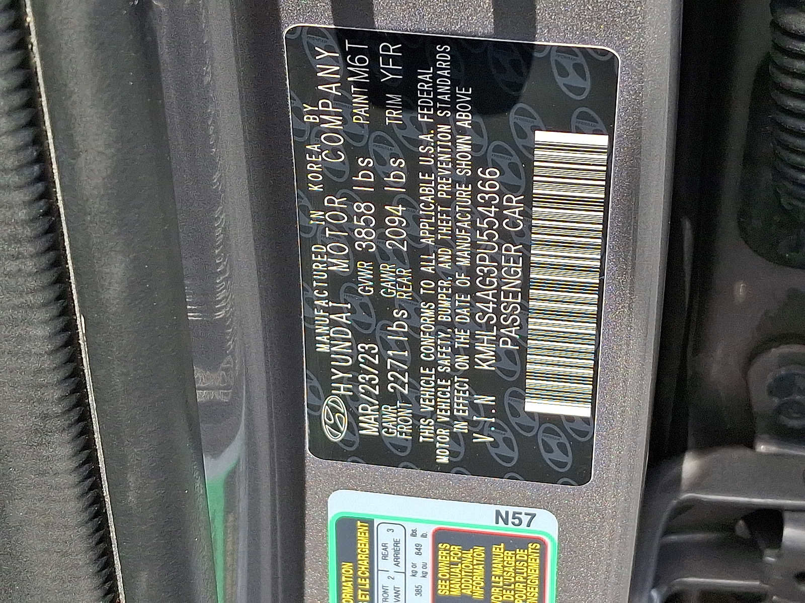 Used 2023 Hyundai Elantra SEL w/ Convenience Package FWD image 26
