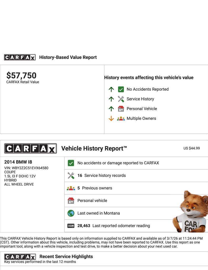 Used 2014 BMW i8 image 19