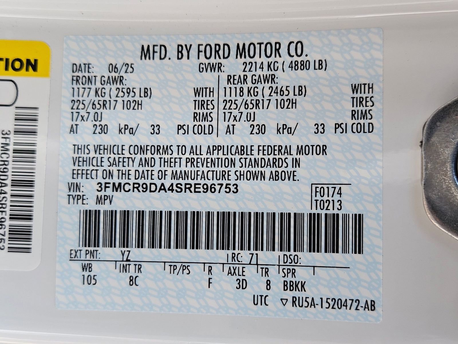 New 2025 Ford Bronco Sport Badlands w/ Badlands Tech Package image 23