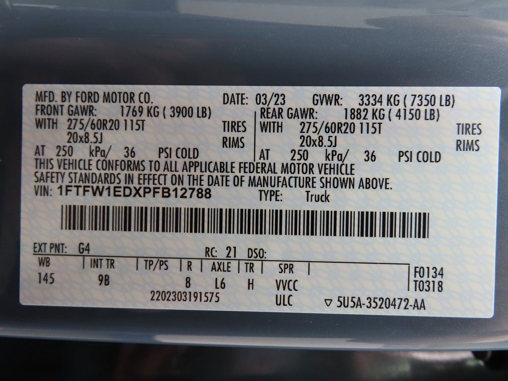 Used 2023 Ford F150 Platinum w/ Equipment Group 701A High image 80