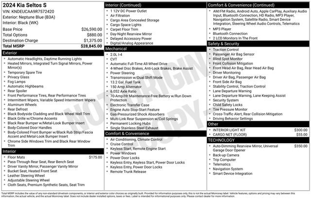 Certified 2024 Kia Seltos S image 38