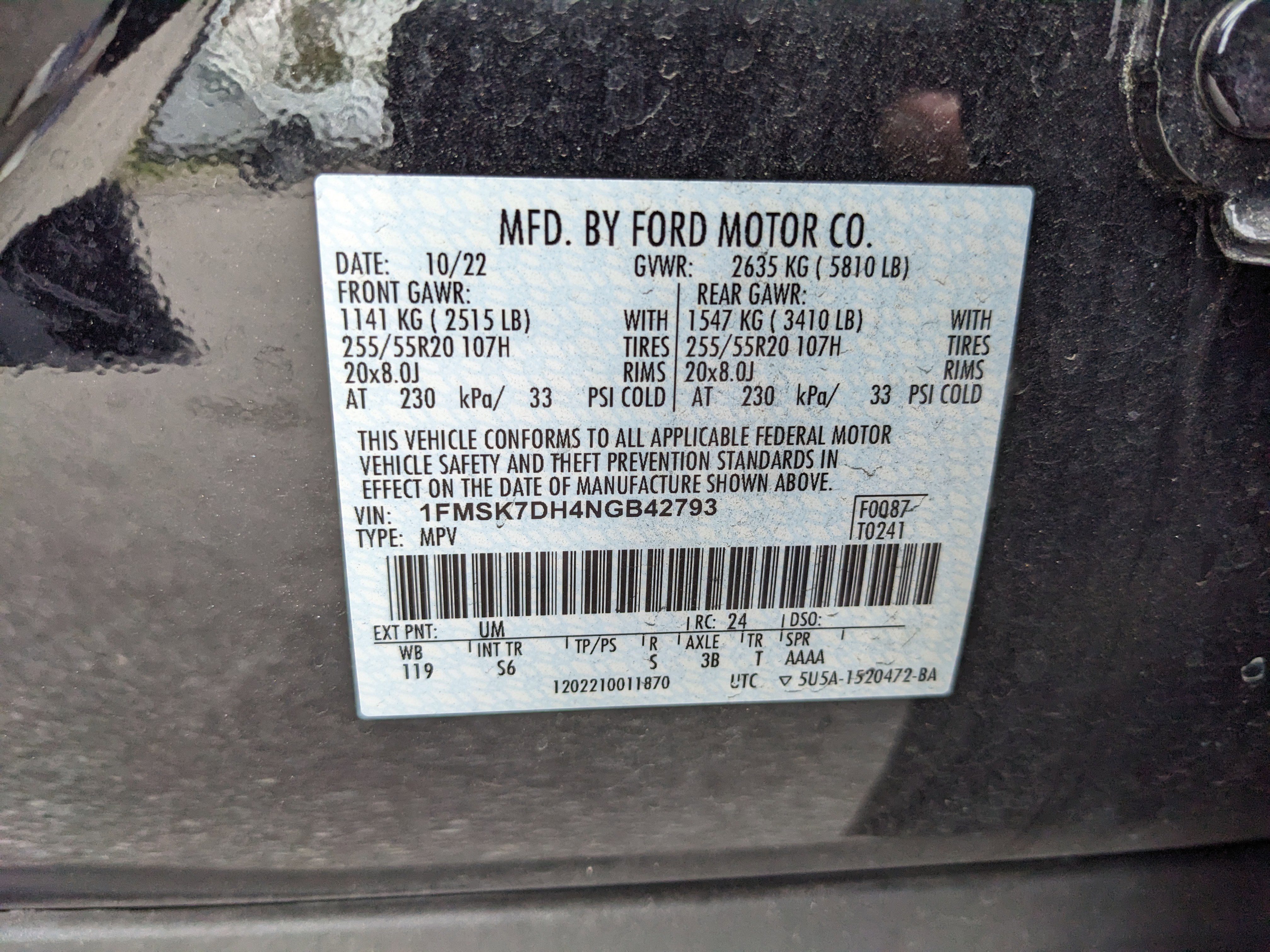 Certified 2022 Ford Explorer XLT w/ Equipment Group 202A image 36