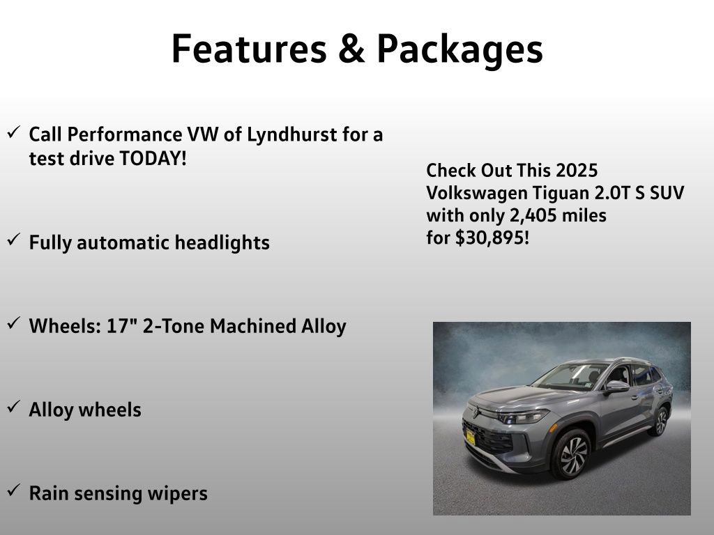 Used 2025 Volkswagen Tiguan S image 4