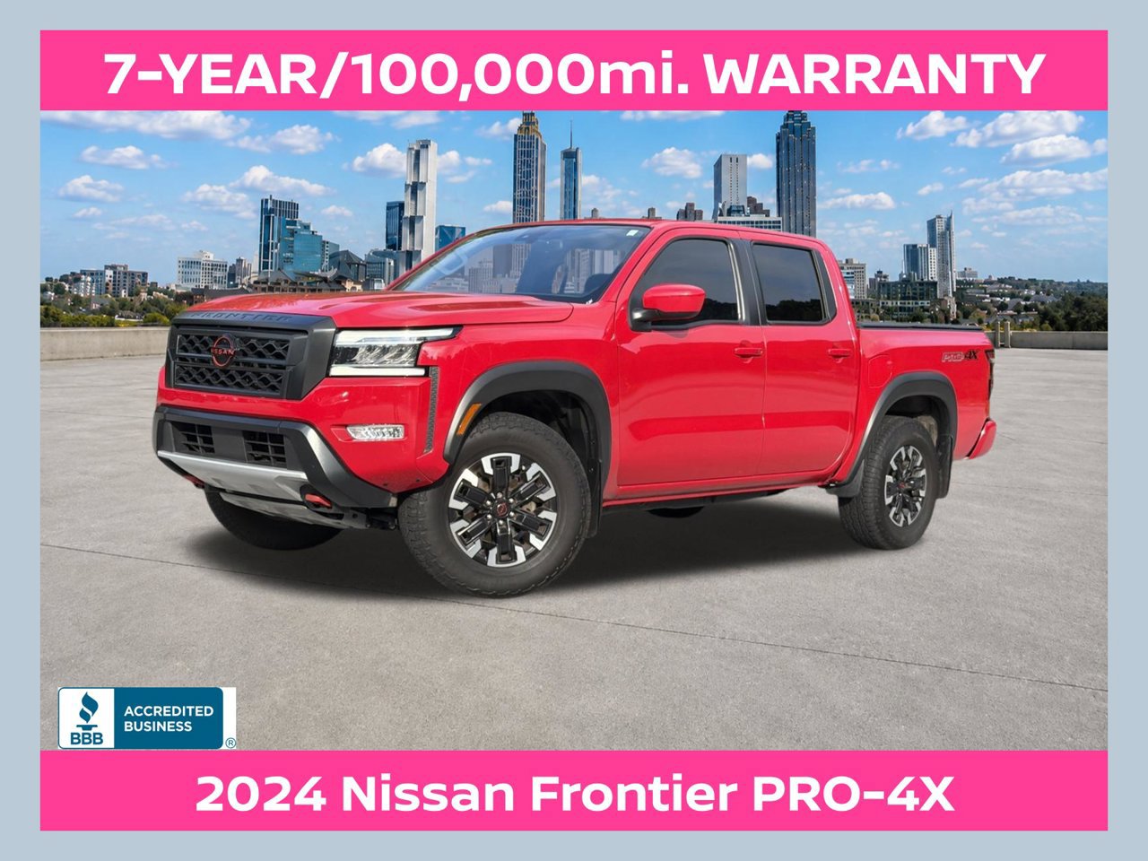 Certified 2024 Nissan Frontier PRO-4X w/ Off-Road Protection Package AWD/4WD 360° Tour
