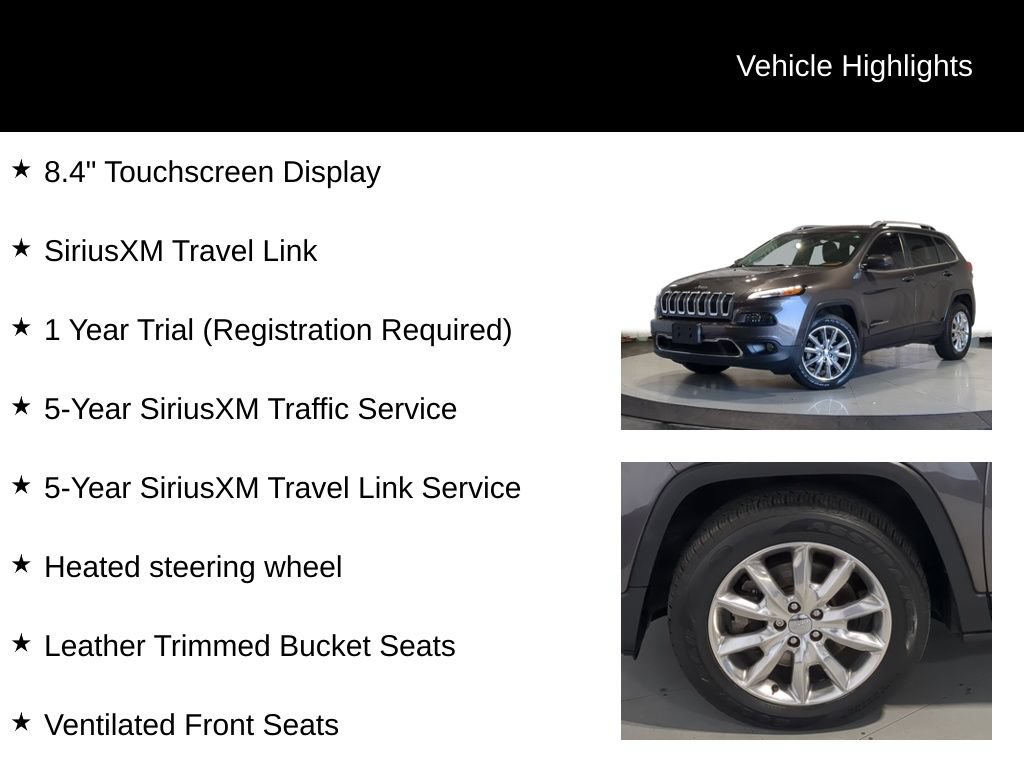 Used 2016 Jeep Cherokee Limited w/ Luxury Group AWD/4WD image 32