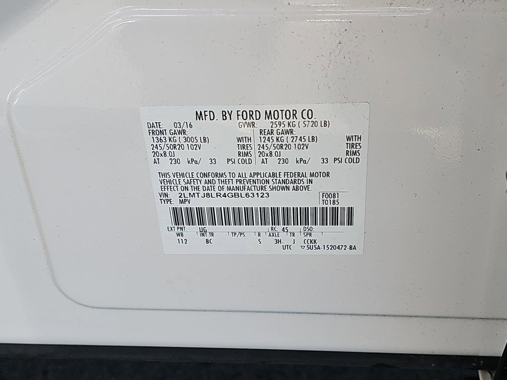 Used 2016 Lincoln MKX Reserve w/ Climate Package image 43