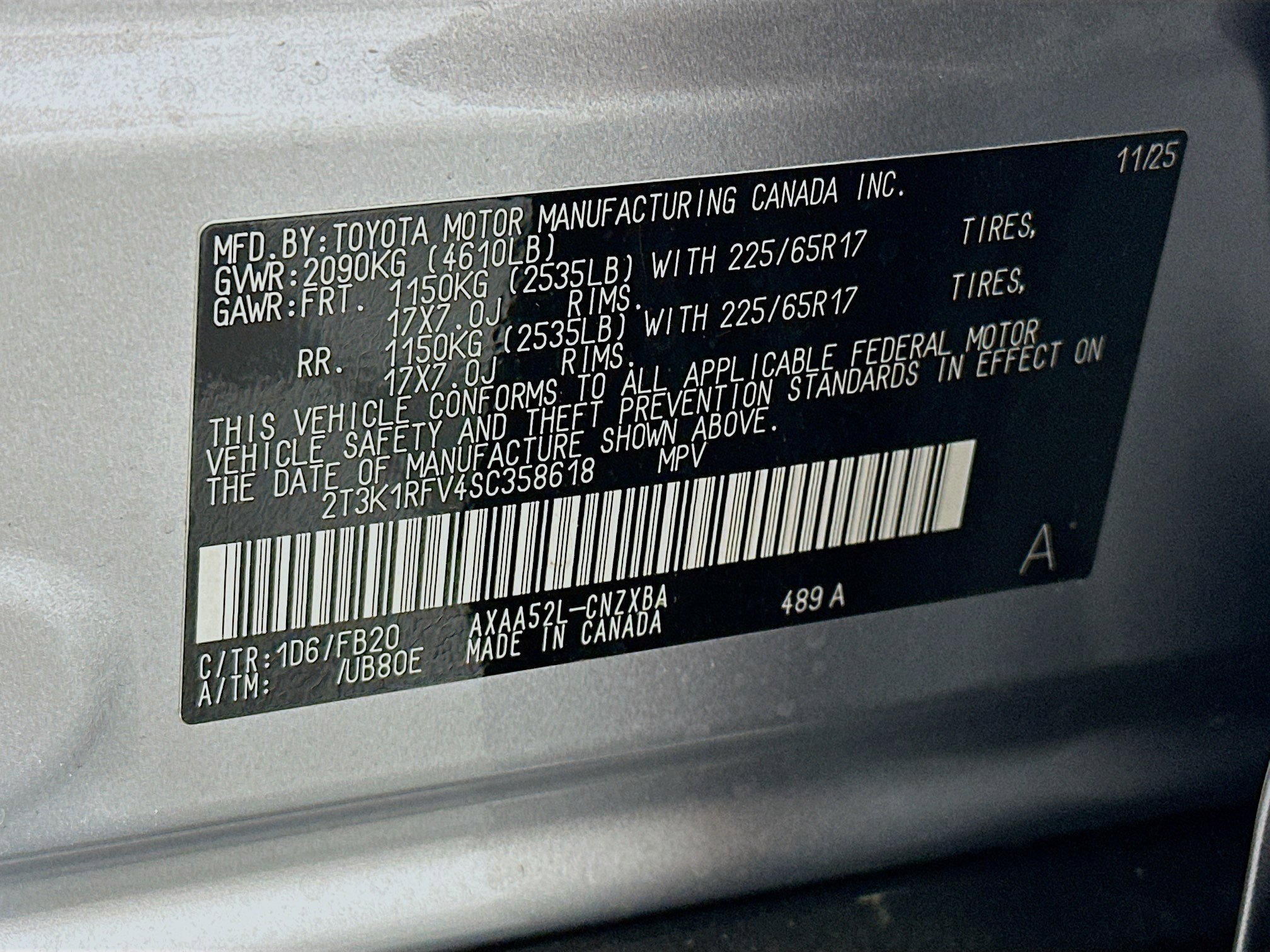 Used 2025 Toyota RAV4 LE image 12