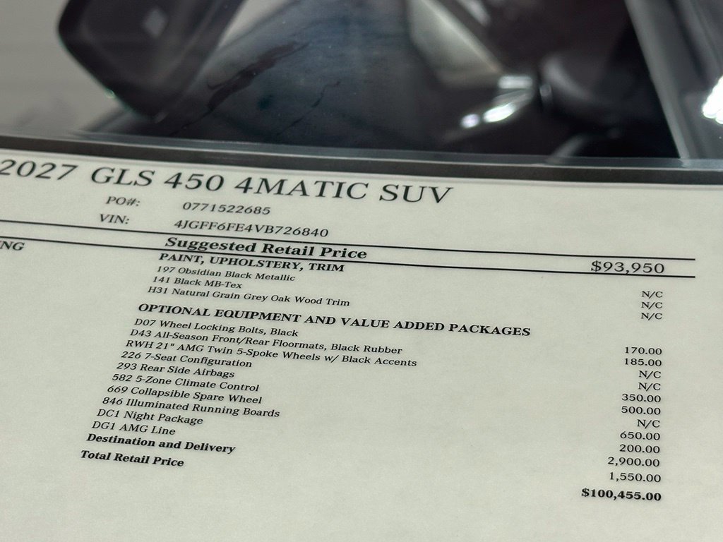 New 2027 Mercedes-Benz GLS 450 4MATIC image 18