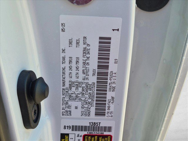 Used 2025 Toyota Tundra SR w/ SR Tow Package AWD/4WD image 21