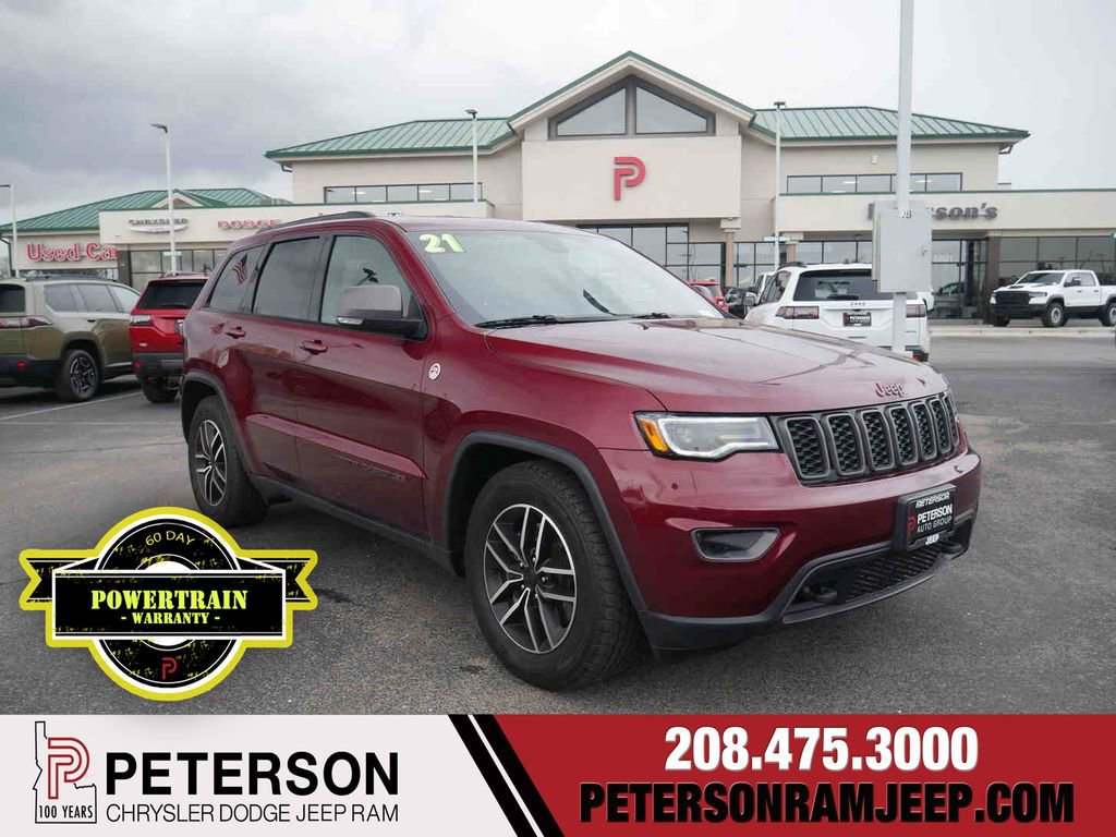 Used 2021 Jeep Grand Cherokee Trailhawk w/ Trailhawk Luxury Group AWD/4WD image 1