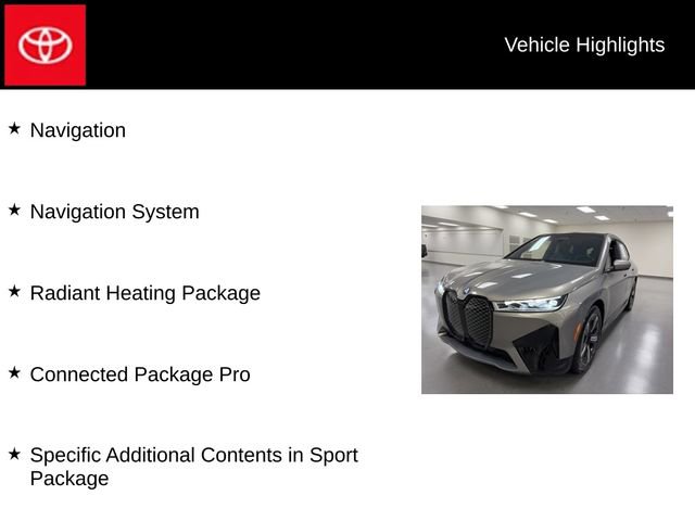 Used 2023 BMW iX xDrive50 w/ Premium Package image 5