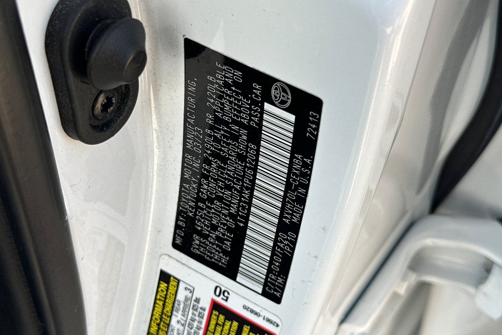 Certified 2023 Toyota Camry LE FWD image 35