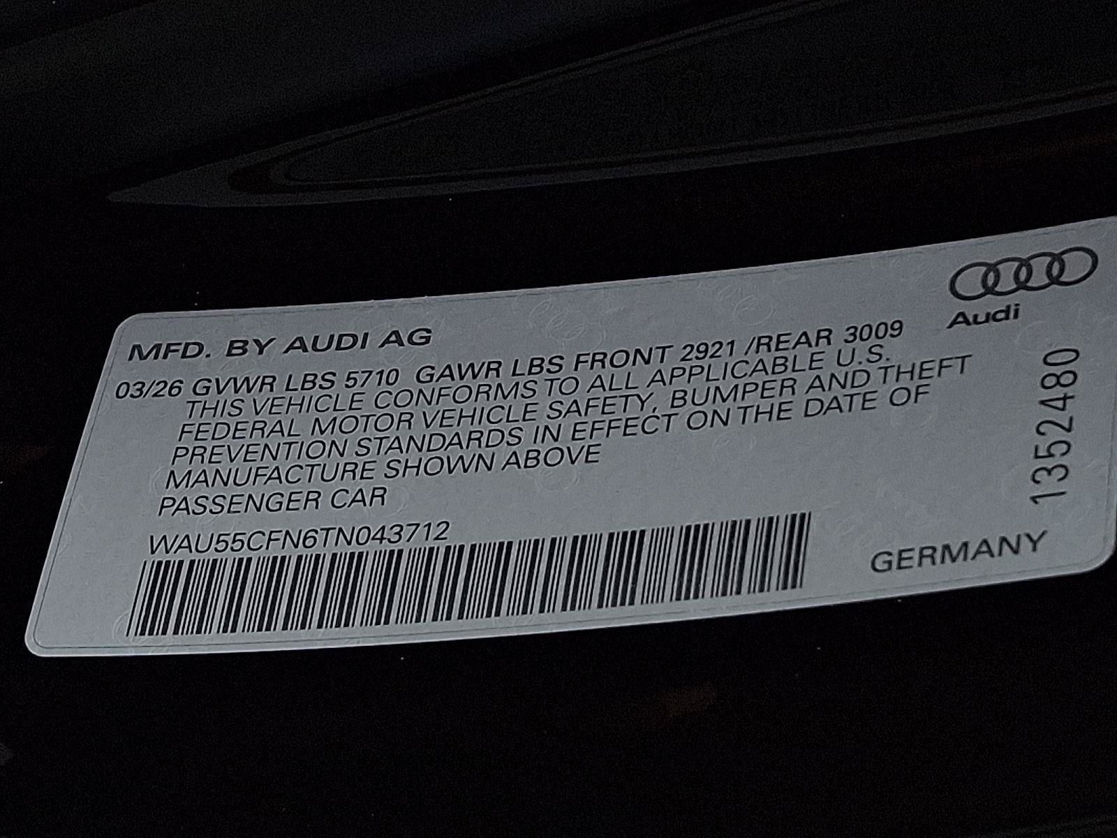 New 2026 Audi A6 Premium Plus AWD/4WD image 22