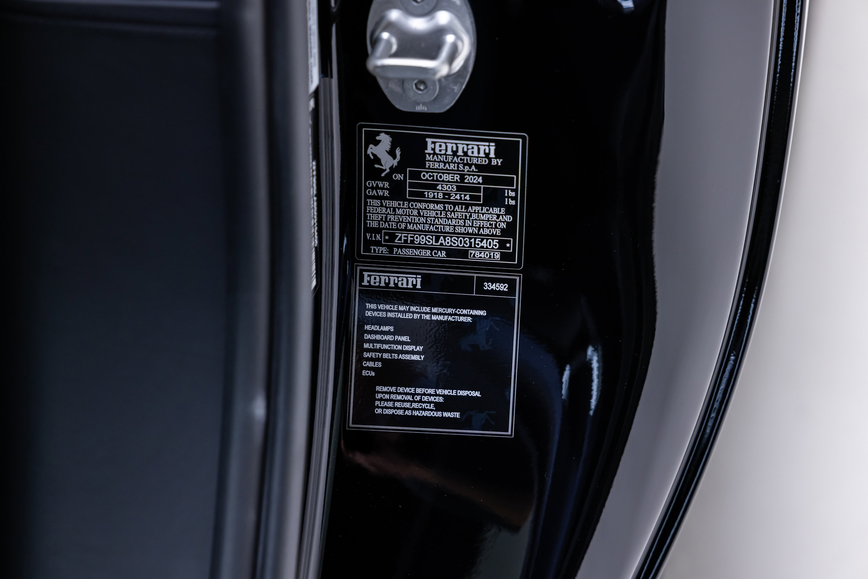 Certified 2025 Ferrari 296 GTB image 56