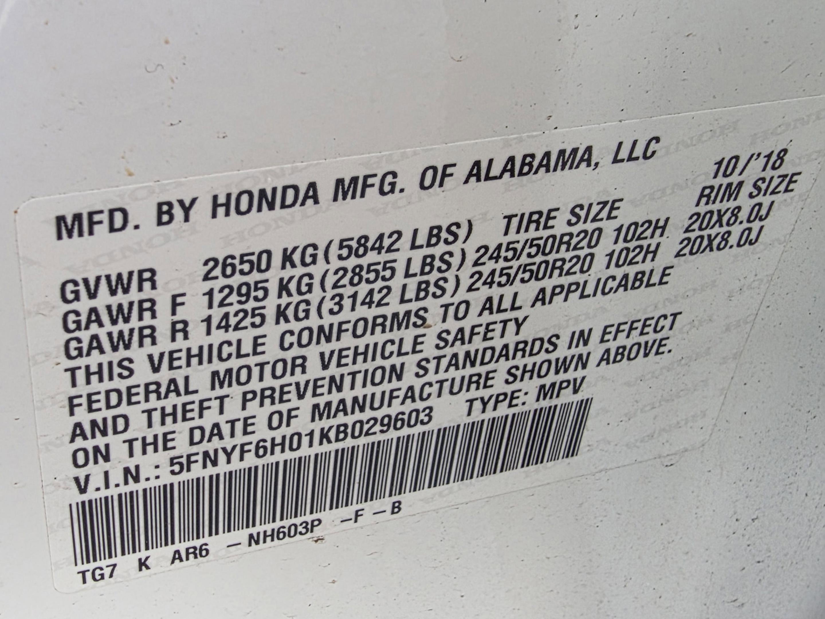 Used 2019 Honda Pilot Elite image 32