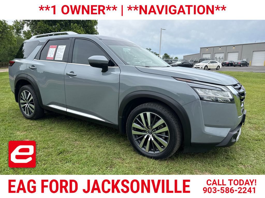 Used 2022 Nissan Pathfinder Platinum w/ Cargo Package FWD image 1