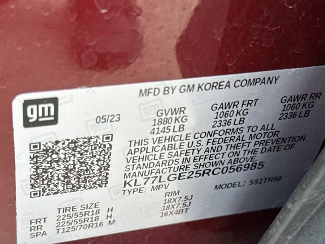 Certified 2024 Chevrolet Trax RS FWD image 32