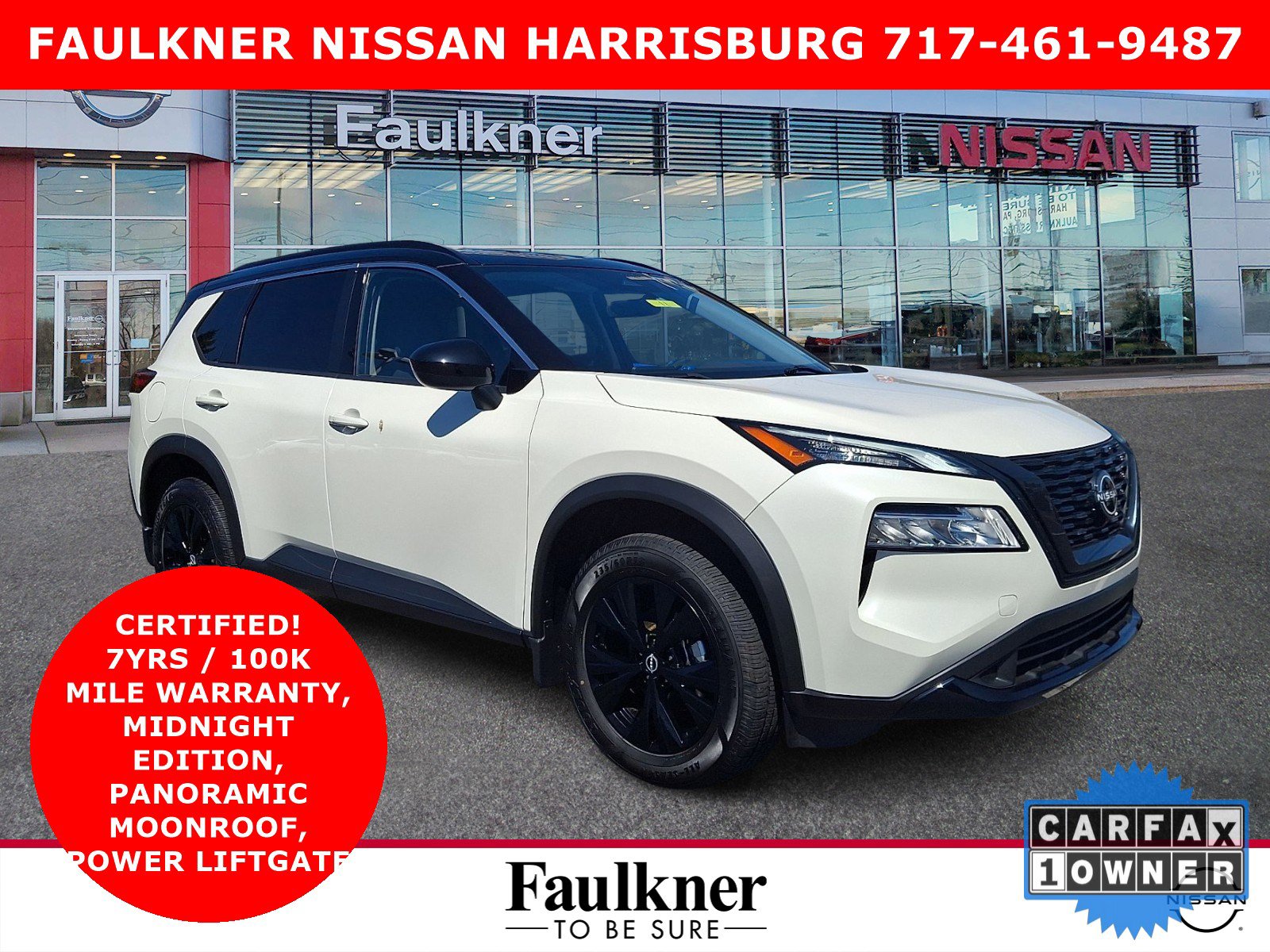 Certified 2023 Nissan Rogue SV w/ SV Premium B Package AWD/4WD image 1