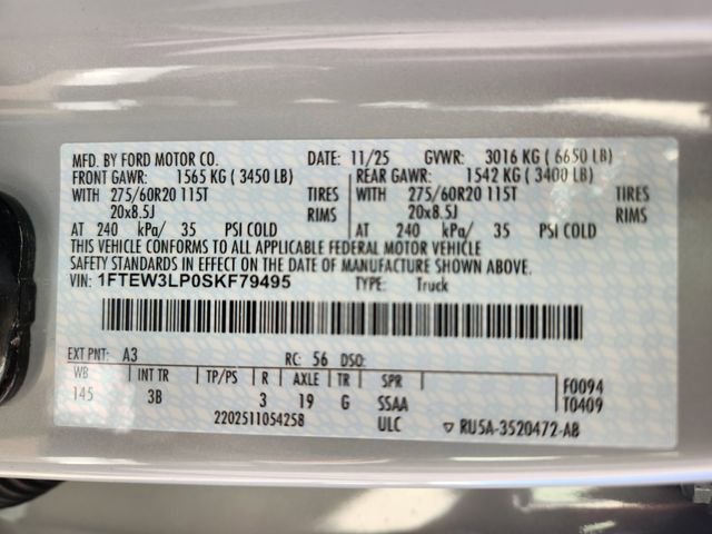 New 2025 Ford F150 XLT w/ Equipment Group 303A High image 25