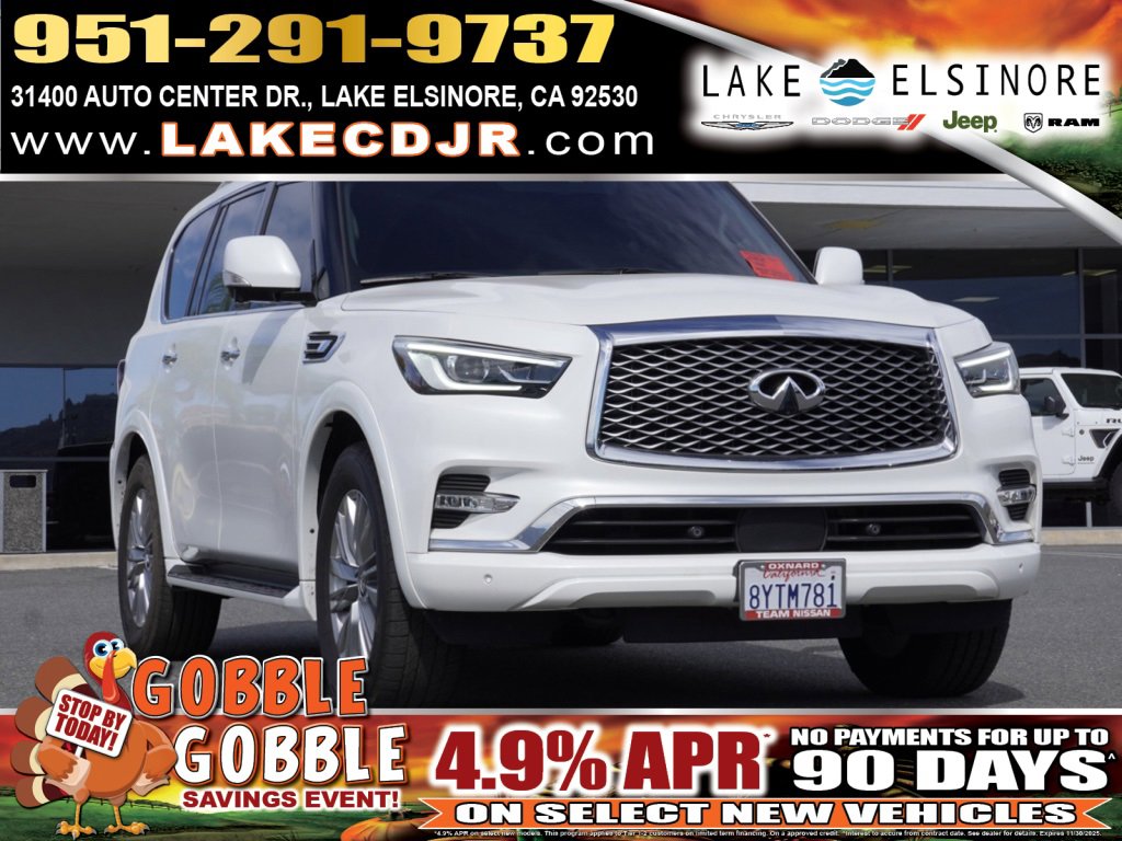 Used 2021 INFINITI QX80 Luxe w/ Cargo Package