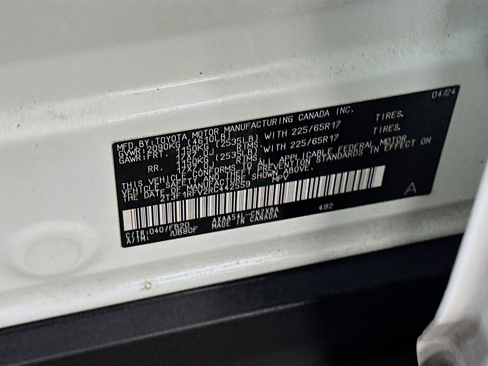 Used 2024 Toyota RAV4 LE image 12