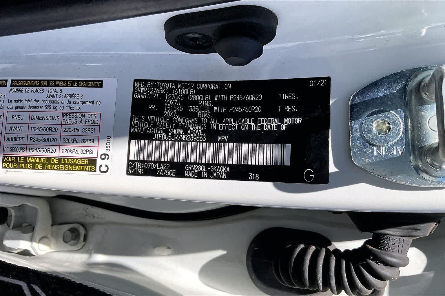 Used 2021 Toyota 4Runner Limited RWD image 20