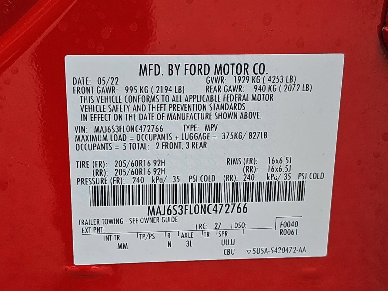Used 2022 Ford EcoSport S AWD/4WD image 40