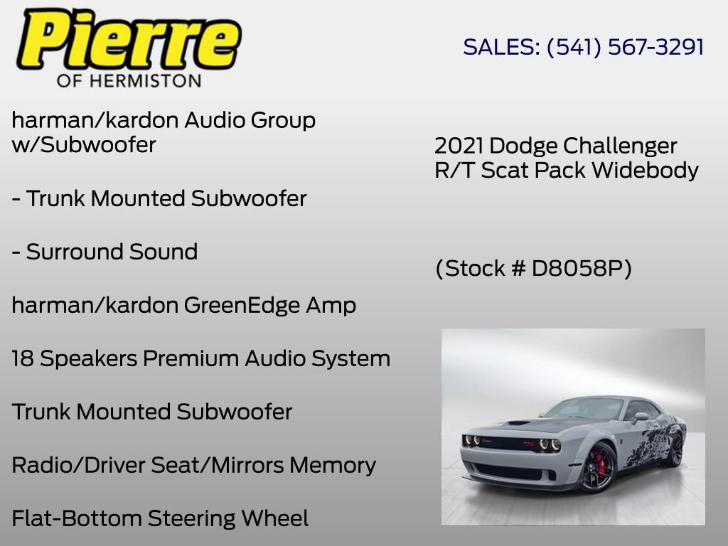 Used 2021 Dodge Challenger R/T Scat Pack RWD image 24