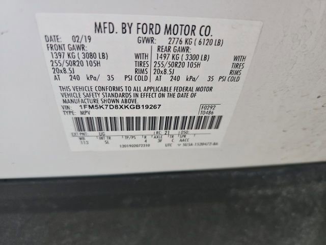 Used 2019 Ford Explorer XLT w/ Equipment Group 202A image 20