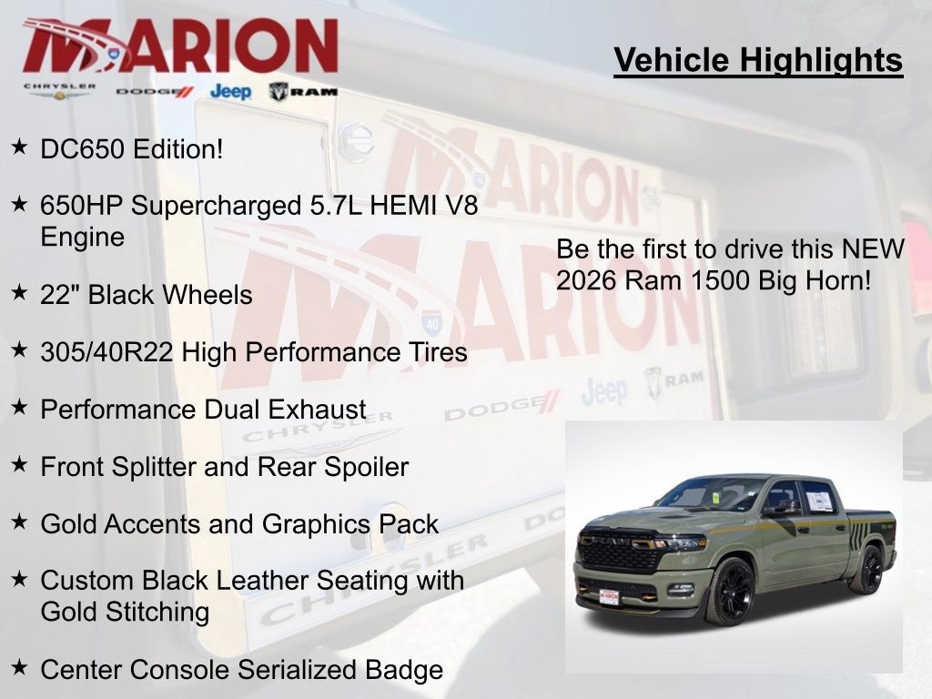 New 2026 RAM 1500 Big Horn AWD/4WD image 5