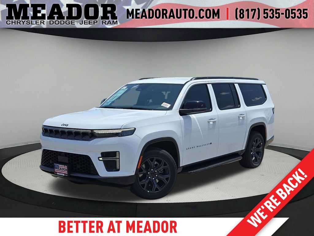 New 2026 Jeep Grand Wagoneer L Limited w/ Rear Seat Video Group I AWD/4WD video 1