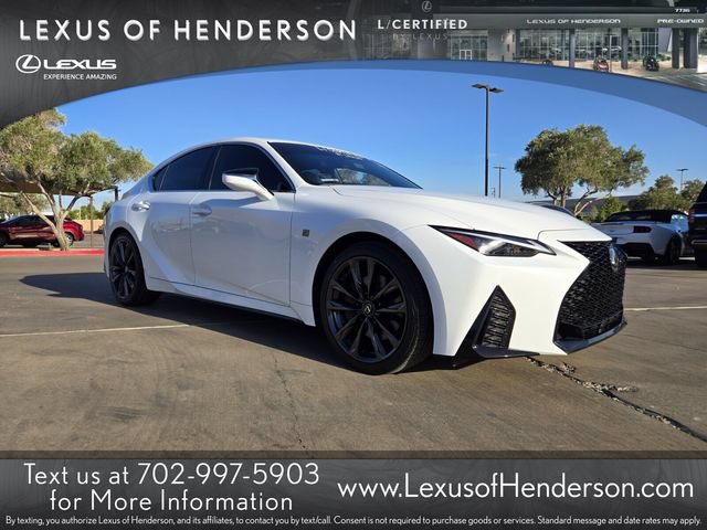 Certified 2024 Lexus IS 350 F Sport w/ Accessory Package 2