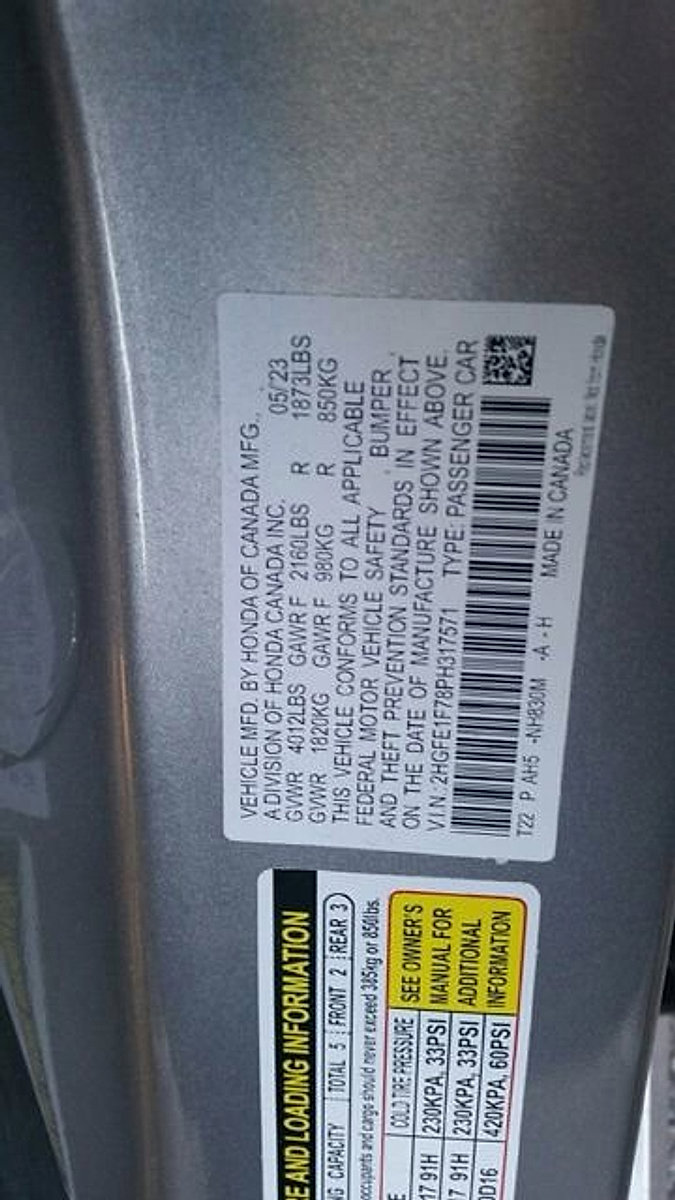 Used 2023 Honda Civic EX image 16