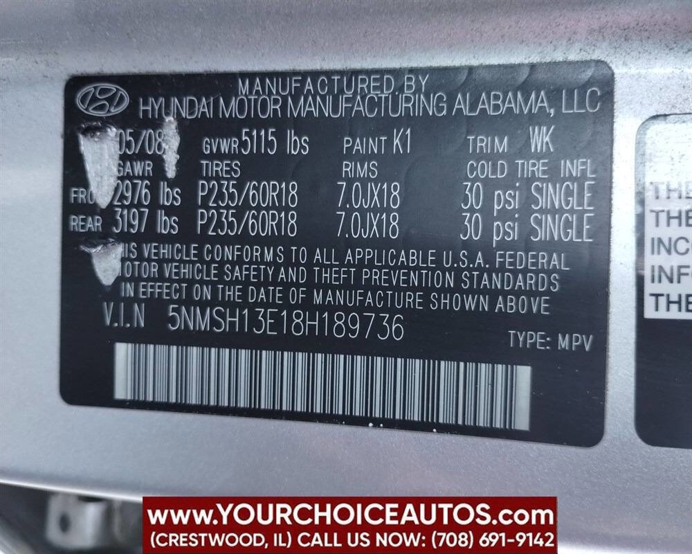 Used 2008 Hyundai Santa Fe Limited image 39