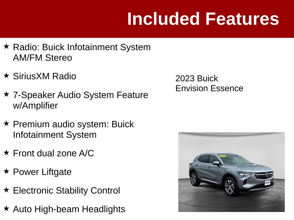 Used 2023 Buick Envision Essence AWD/4WD image 3