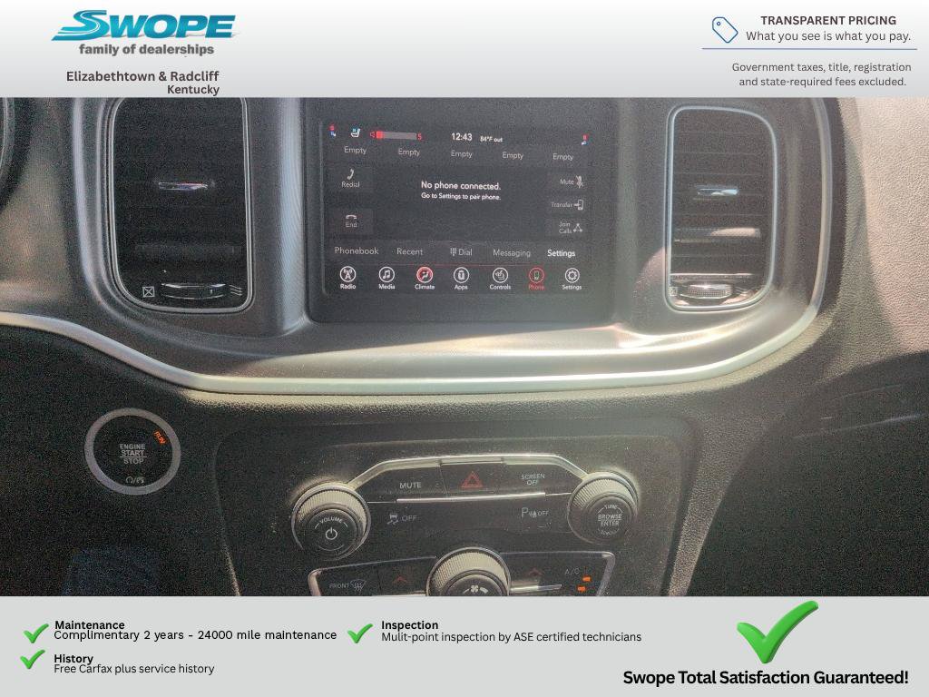 Used 2021 Dodge Charger SXT w/ Leather Interior Group RWD image 15