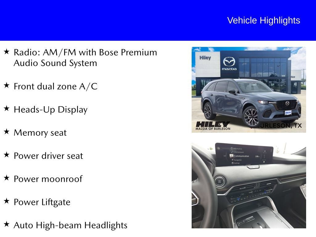 New 2026 MAZDA CX-70 3.3 Turbo S w/ Premium Package AWD/4WD image 9
