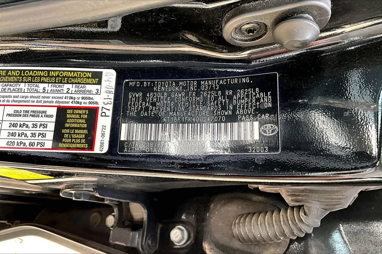Used 2013 Toyota Camry SE FWD image 15
