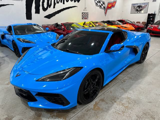 Used 2021 Chevrolet Corvette Stingray Coupe w/ Engine Appearance Package RWD image 22