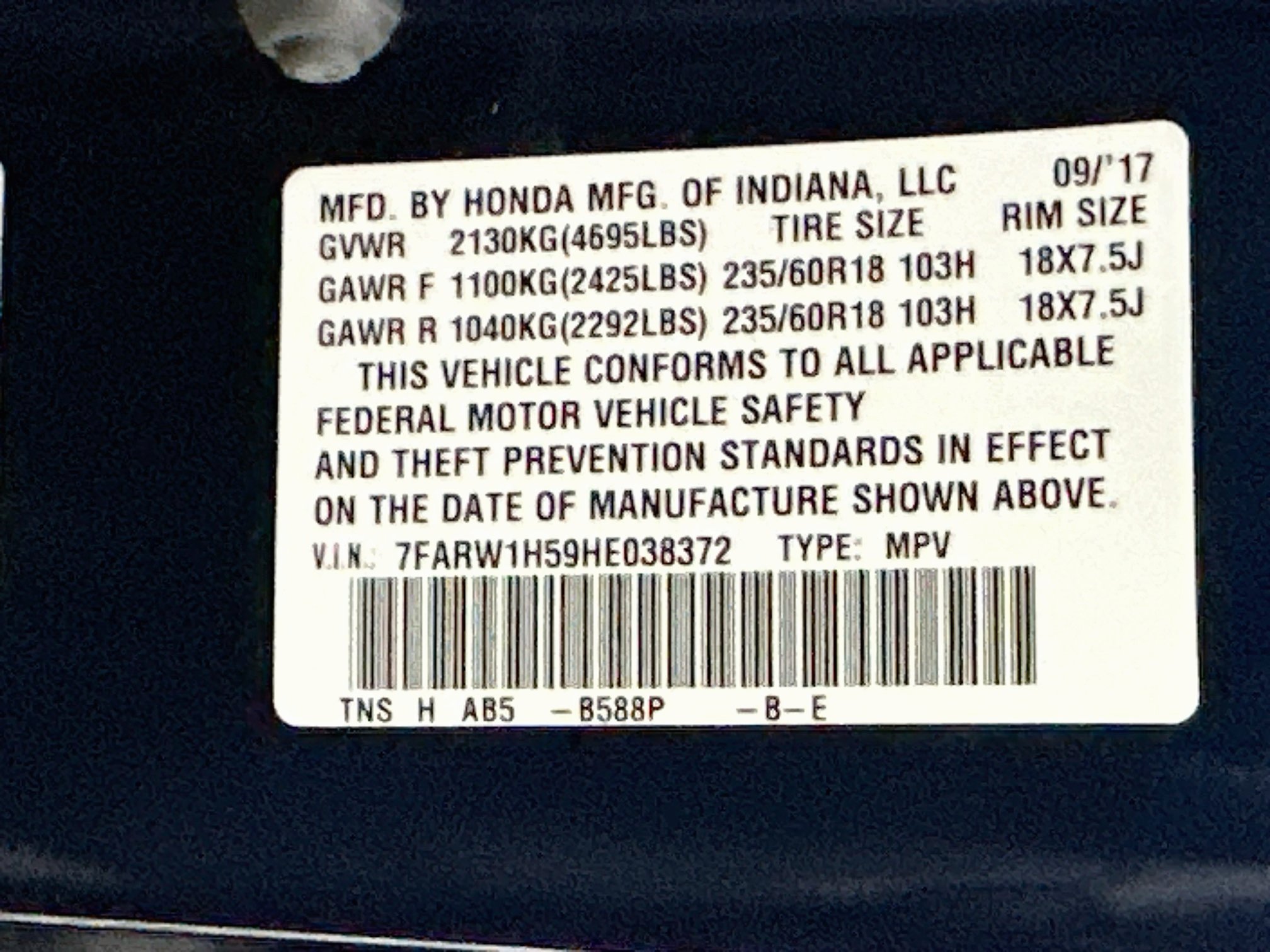 Used 2017 Honda CR-V EX image 12