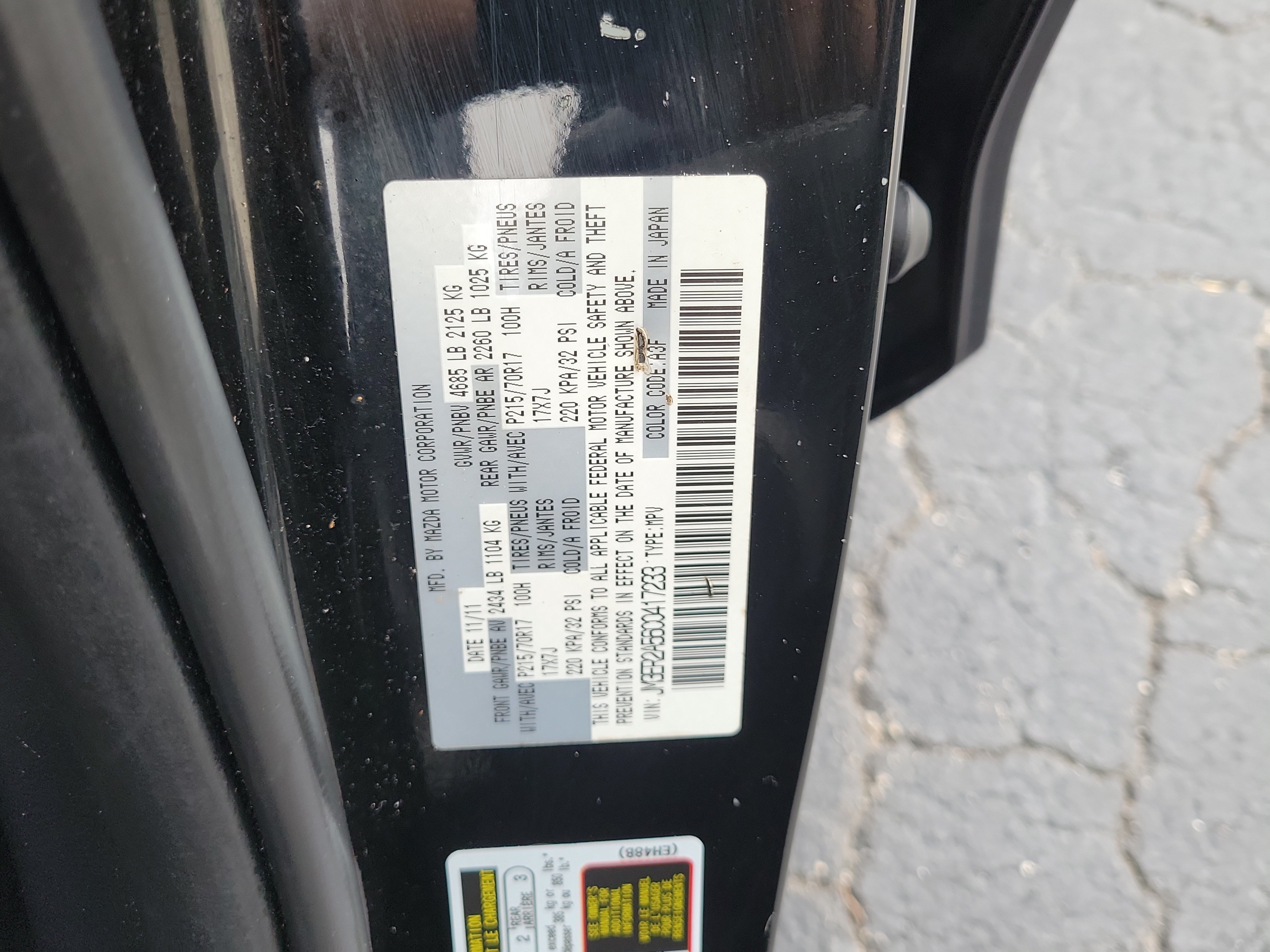Used 2012 MAZDA CX-7 i SV FWD image 30