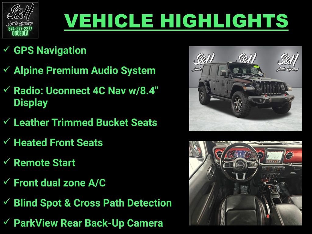 Used 2021 Jeep Wrangler Unlimited Rubicon w/ Dual Top Group image 3