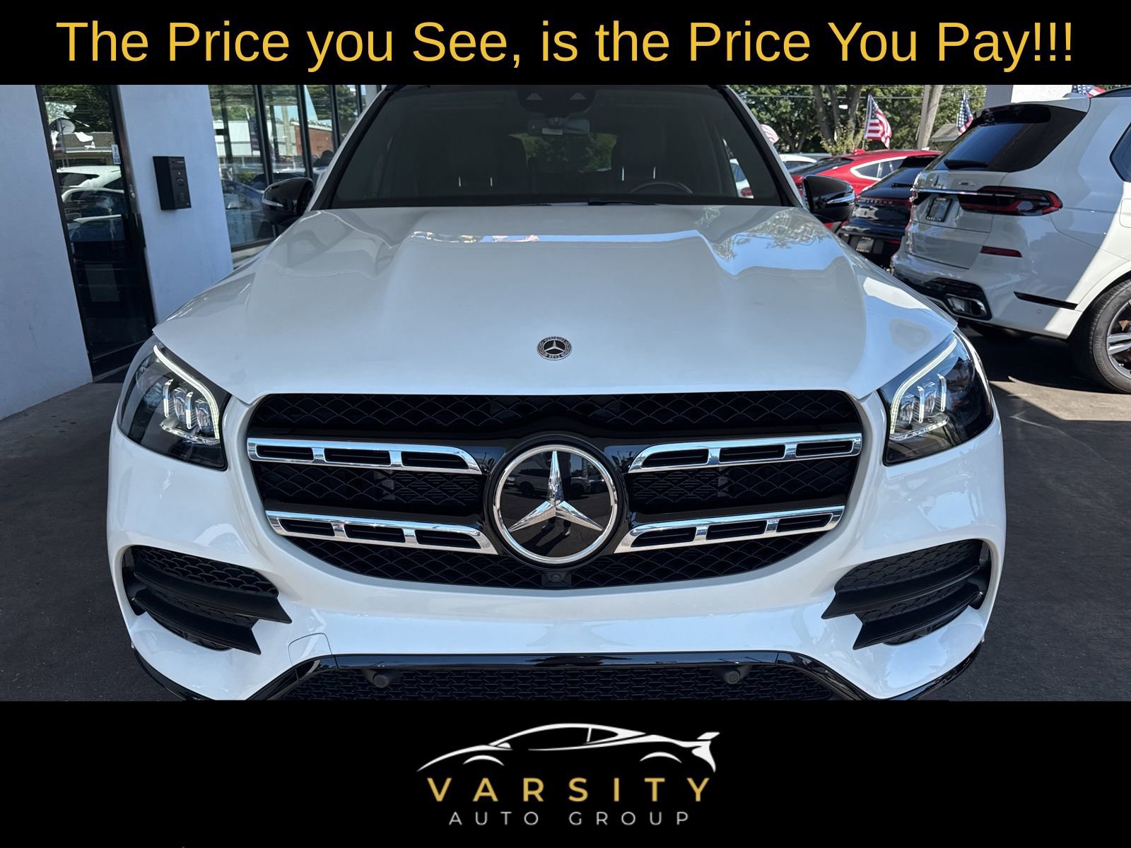 Used 2022 Mercedes-Benz GLS 450 4MATIC w/ AMG Line Exterior image 2