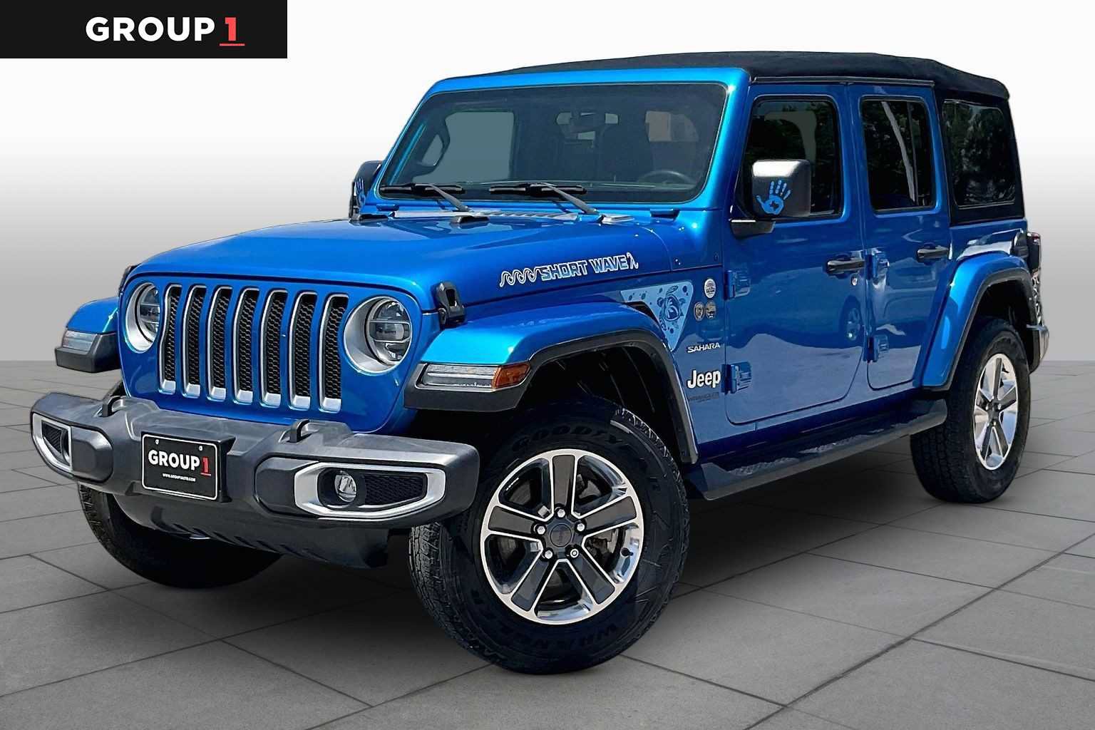 Used 2022 Jeep Wrangler Unlimited Sahara w/ LED Lighting Group AWD/4WD video 1