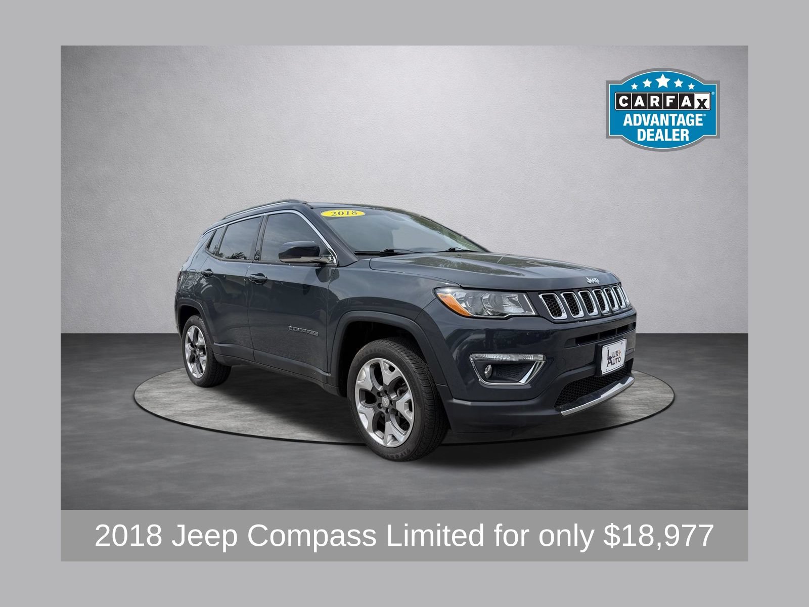 Used 2018 Jeep Compass Limited w/ Trailer Tow Group AWD/4WD image 1