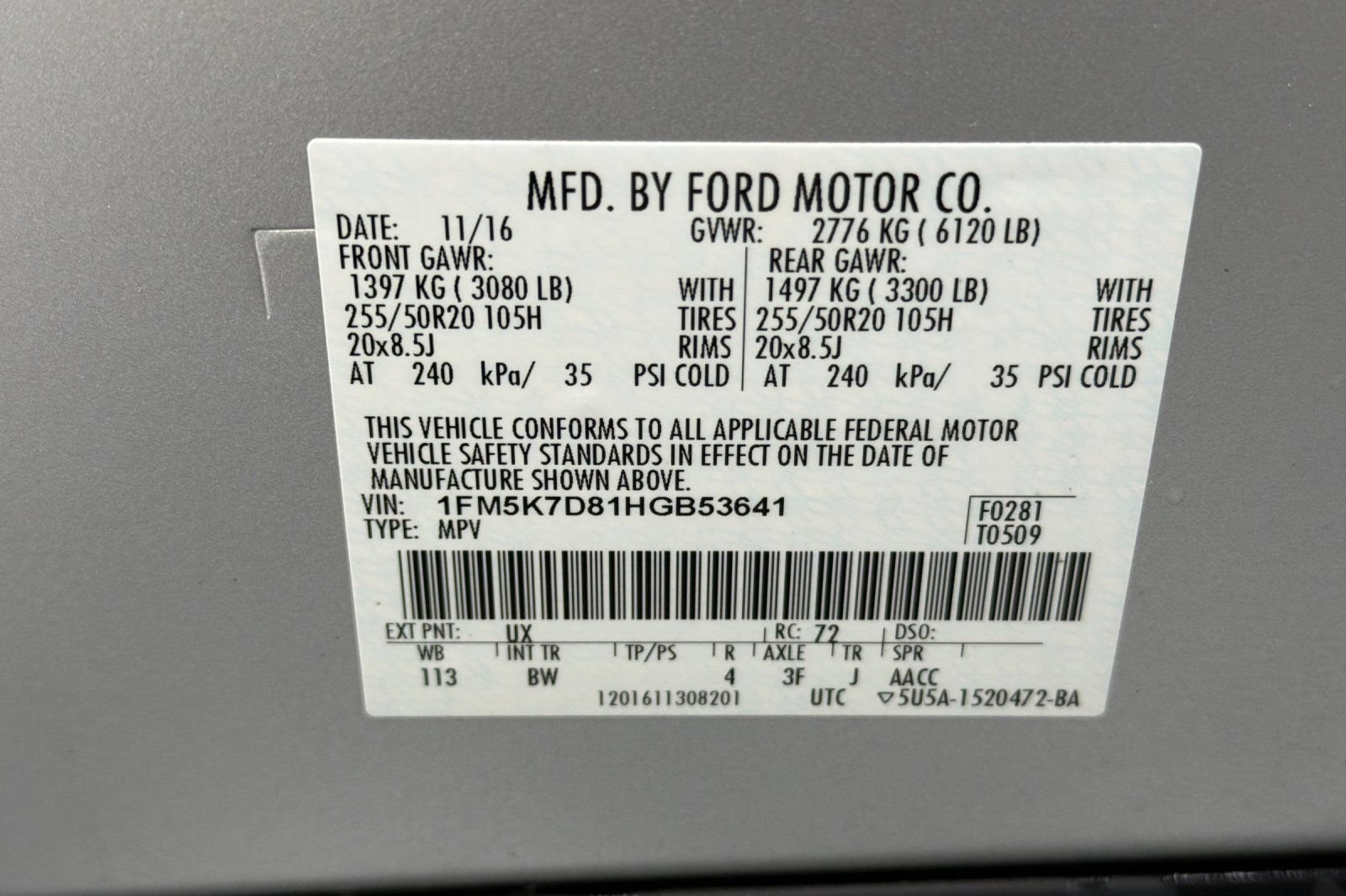 Used 2017 Ford Explorer XLT w/ Equipment Group 202A FWD image 31