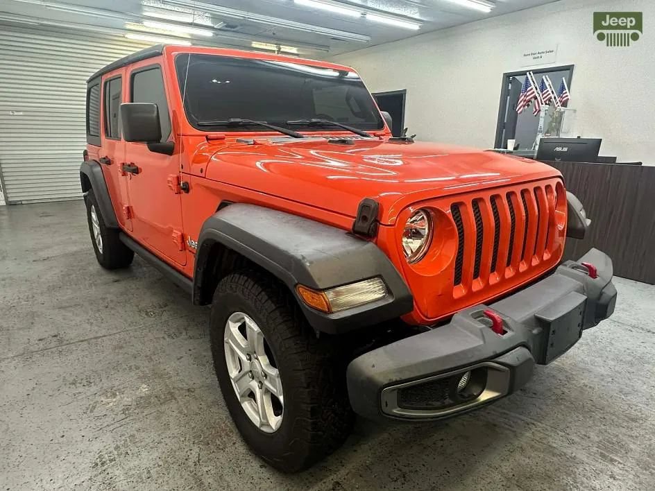 Used 2019 Jeep Wrangler Unlimited Sport S AWD/4WD image 1