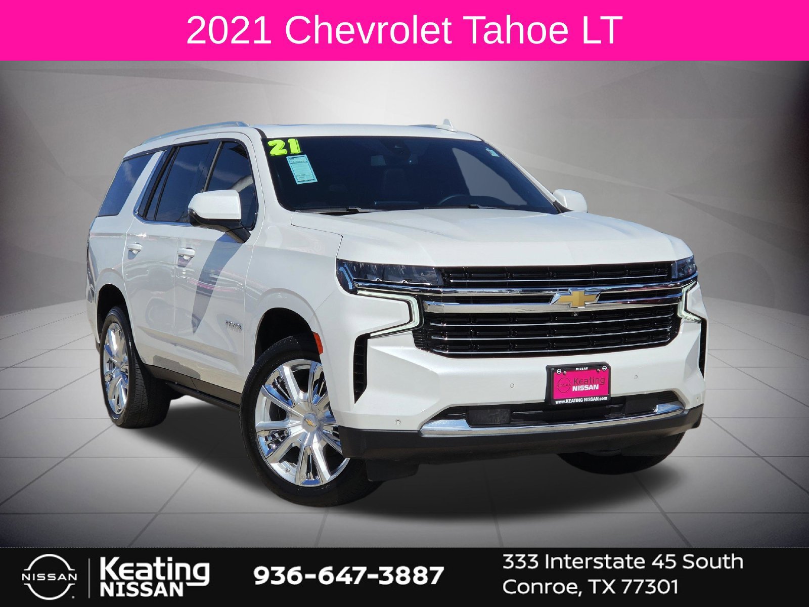 Used 2021 Chevrolet Tahoe LT w/ LT Signature Package AWD/4WD image 1